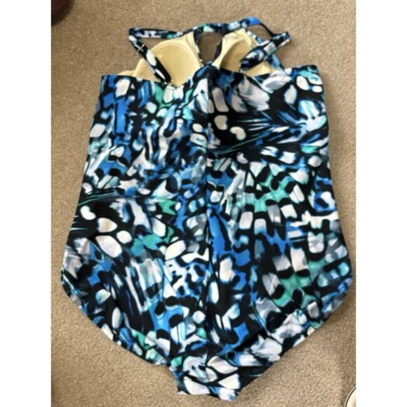 Trimshaper Swimsuit Womens 24W One Piece Swim Shape & Control - Picture 2 of 4